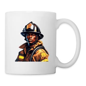 Pompier/Incendie/Incendie/Extinction/Héros - Mug blanc - blanc - Droite
