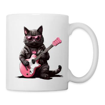 Cool Cat Serenade: Thick, Pink and Epic - Mug - white - Right