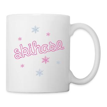 Skihase Ski Skisport Skifahren Skihaserl - Tasse - Weiß - Rechts