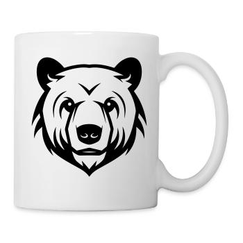 Polar Bear Head Polar Bear - Mug - white - Right