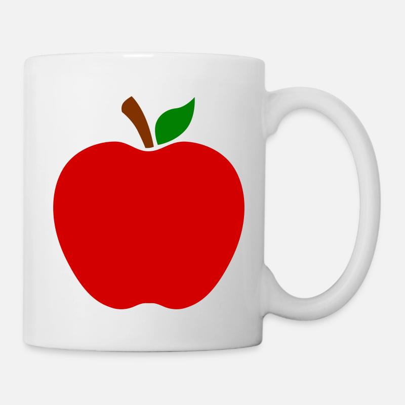 Apfel - Tasse - Weiß