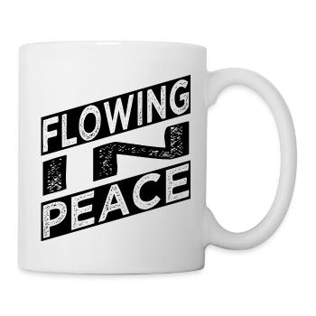 sayings joke cool breathing present idea happy fun - Tasse - Weiß - Rechts