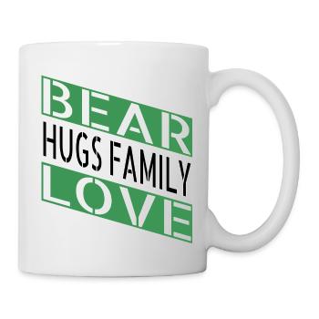 dictons blagues amusantes idée présente ours câlins geek - Mug blanc - blanc - Droite