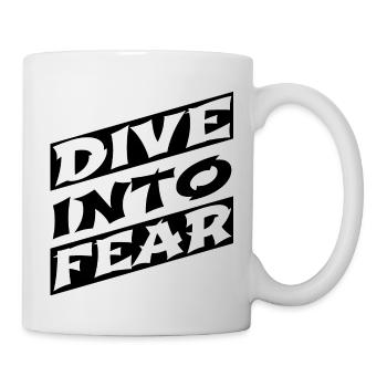 courage bungee jumping safety embracing courage - Mug - white - Right