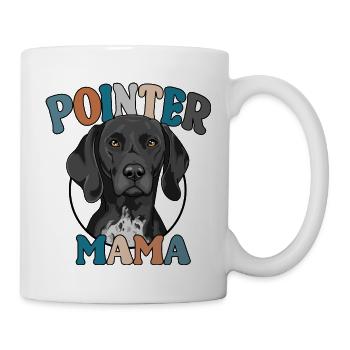 Allemand Pointer à poil court maman GSP chiens Wilsigns - Mug blanc - blanc - Droite