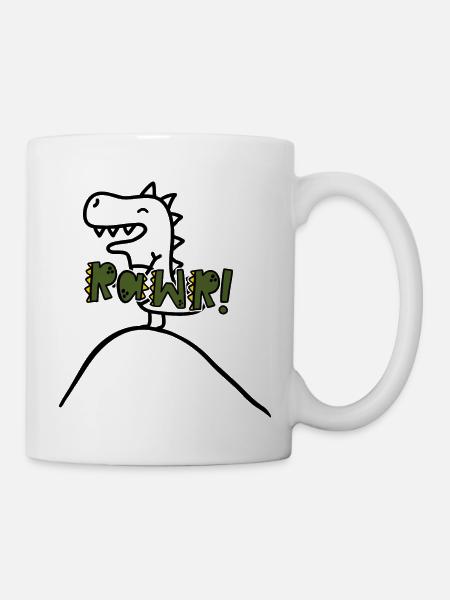 Dino05 - Mug - white