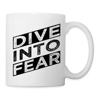 joke bungee jumping excitement jokes sayings - Tasse - Weiß - Rechts