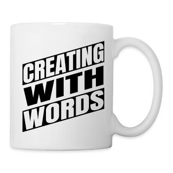 fiction writing literary arts - Mug - white - Right