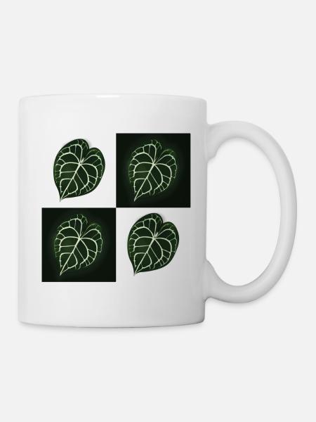 Anthurium Clarinervium - Mug - white