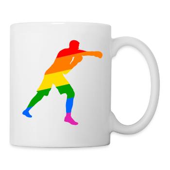 Boxer Allié LGBT - Mug blanc - blanc - Droite