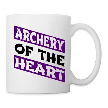 birthday gift archery archery practice - Tasse - Weiß - Rechts