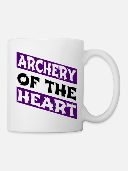 birthday gift archery archery practice - Tasse - Weiß