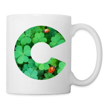 Trèfles C - Mug blanc - blanc - Droite
