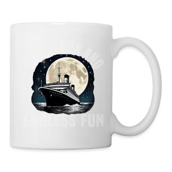 Vagues Soleil Et Plaisir Sans Fin Vacances En Bateau De Croisière - Mug blanc - blanc - Droite