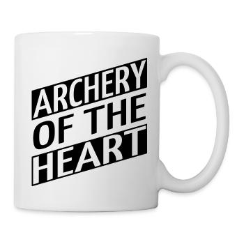 archery practice love community birthday marriage - Tasse - Weiß - Rechts