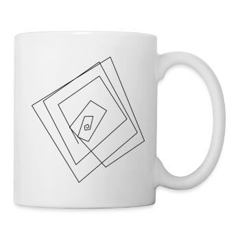 Géométrie - Mug blanc - blanc - Droite
