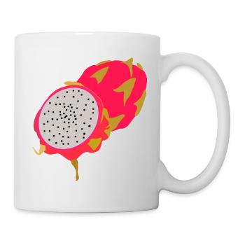 Drachenfrucht - Tasse - Weiß - Rechts