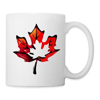Maple Leaf / Autumn / Foliage / Forest / Nature - Mug - white - Right
