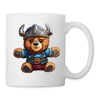 Teddybär / Kuscheltier / Stofftier / Geschenkidee - Tasse - Weiß - Rechts