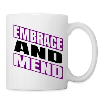 awesome providing support happy funny quote - Mug - white - Right