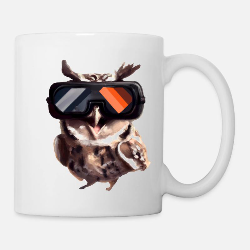 Owl_ 05 - Mug - white