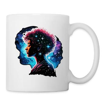 Silhouette / Forest / Portrait / Trees / Person - Mug - white - Right