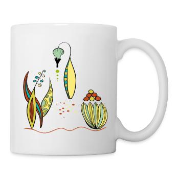 Ornements de fantaisie - Mug blanc - blanc - Droite