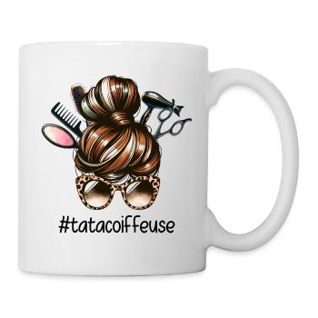Chignon Tante Coiffeuse Super Tata Coiffeuse - Mug blanc - blanc - Droite