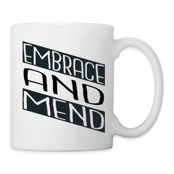 healing power emotional well-being statement - Mug - white - Right