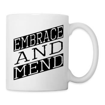 blagues pouvoir de guérison relations de soutien - Mug blanc - blanc - Droite