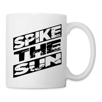 Summer Glow Beach Volleyball Rules - Mug - white - Right