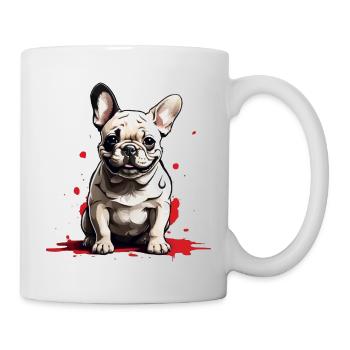 CHIEN BOULEDOGUE FRANÇAIS - Mug blanc - blanc - Droite