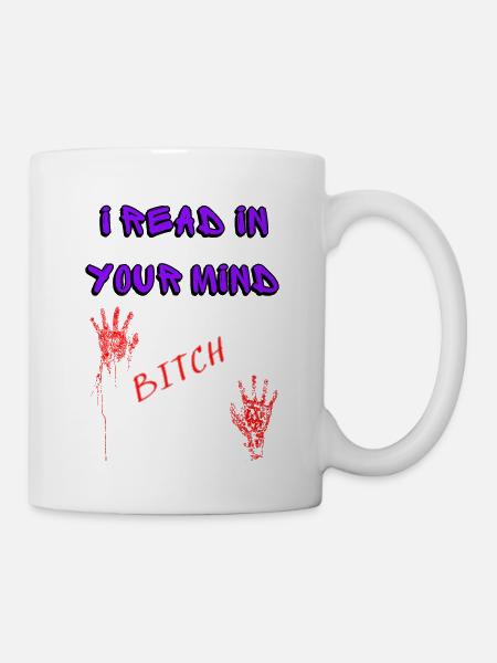 , ich lese deine Gedanken - Tasse - Weiß