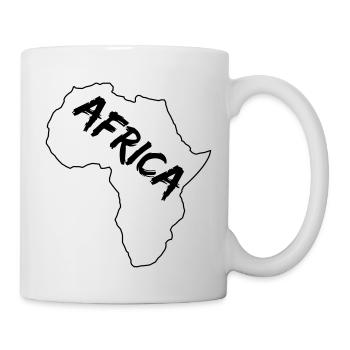 Africa Outline - Mug - white - Right