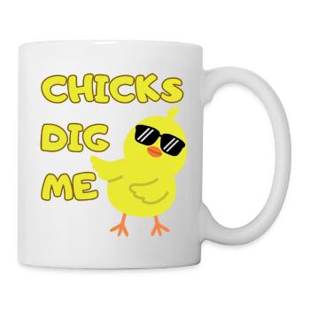 Chicks Dig Me - Mug - white - Right