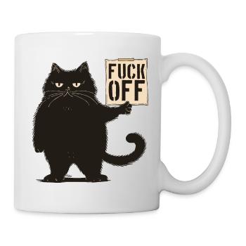 Mr Catnip - Fuck off! - Tasse - Weiß - Rechts