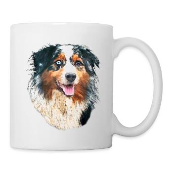 aussie - Mug blanc - blanc - Droite