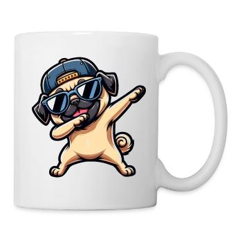 Cool Pug Dab Pose Funny - Mug - white - Right