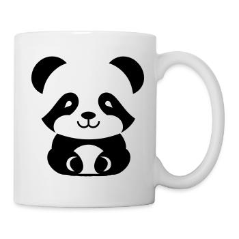 Panda - Tasse - Weiß - Rechts