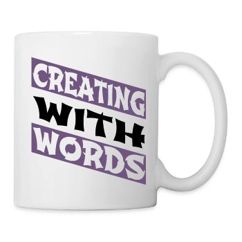 dictons écriture techniques d’écriture - Mug blanc - blanc - Droite