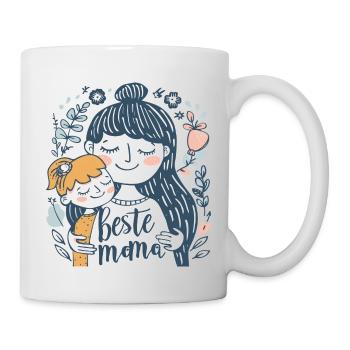 Beste Mama Muttertag - Tasse - Weiß - Rechts