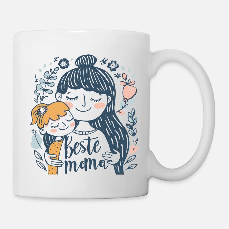 Beste Mama Muttertag - Tasse - Weiß