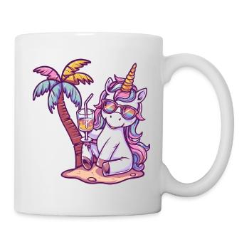 Unicorn Summer Holiday - Mug - white - Right