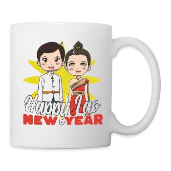 Laos Laote Laoten Lao Neujahr I Geschenk - Tasse - Weiß - Rechts