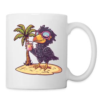 Harpy Bird Summer Holiday - Mug - white - Right