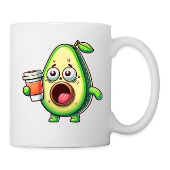 Avocat au café Caffeine Shock - Mug blanc - blanc - Droite