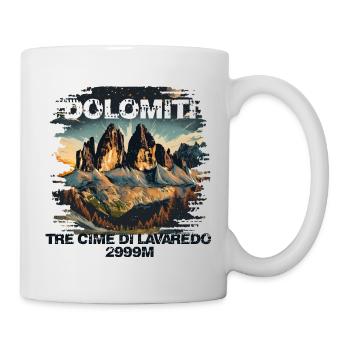 Dolomites de Tre Cime Lavaredo Dolomites des Trois Pics - Mug blanc - blanc - Droite