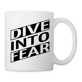 joke cool acts of courage inner courage - Tasse - Weiß - Rechts