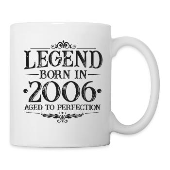 Légende depuis 2006 Vintage Born Anniversaire - Mug blanc - blanc - Droite