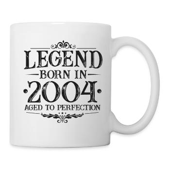 Légende depuis 2004 Vintage Born Anniversaire - Mug blanc - blanc - Droite